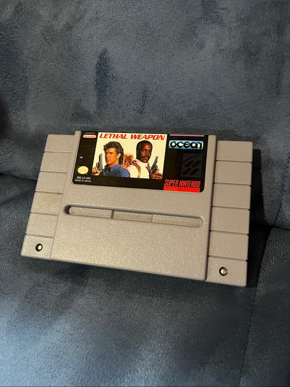 Lethal Weapon Super Nintendo (SNES) Game Cartridge - Gray